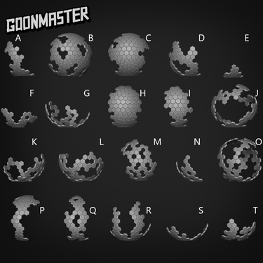 Basing Bits - Hex Shield Bundle
